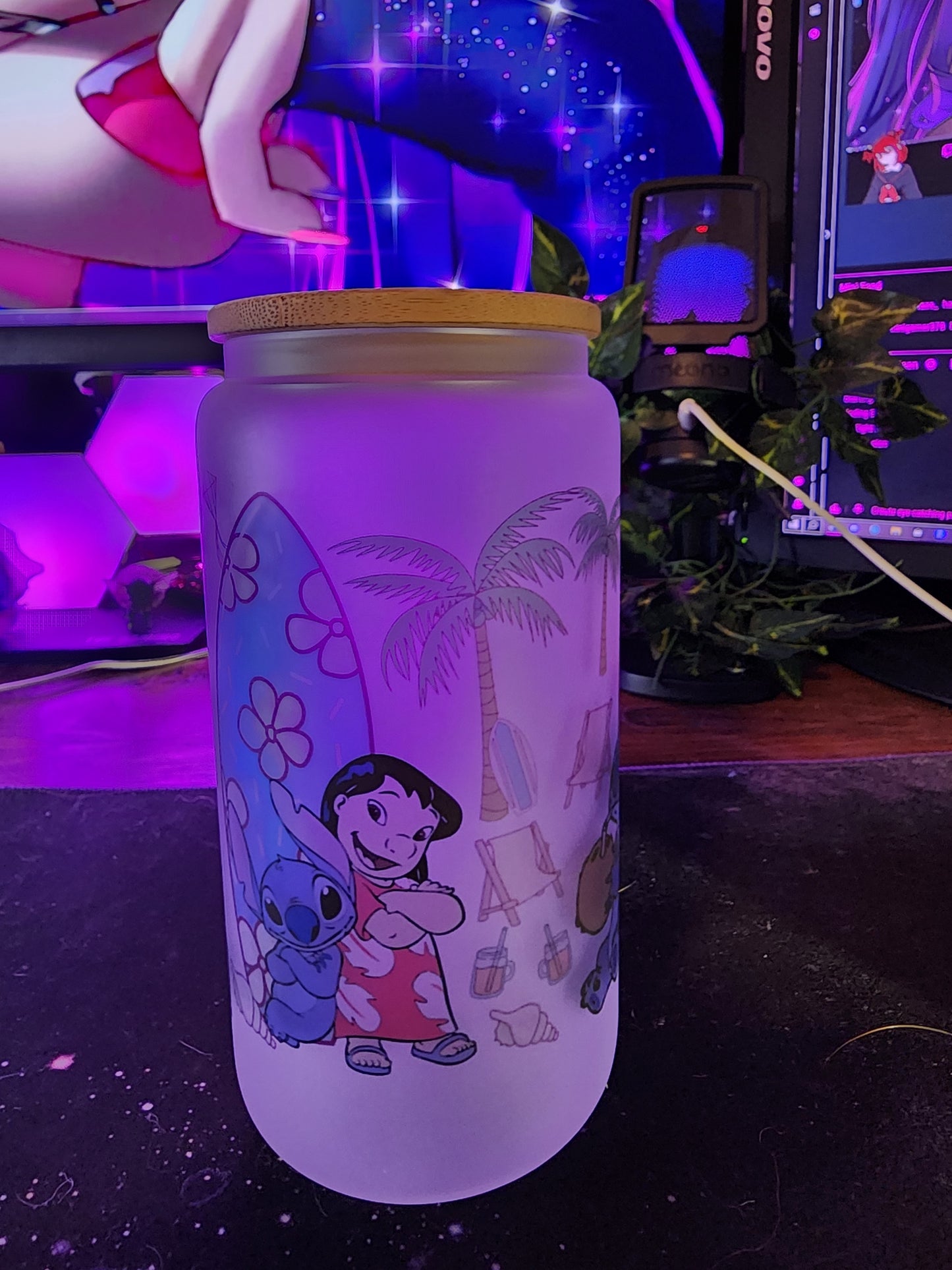 Stitch Glass Cup