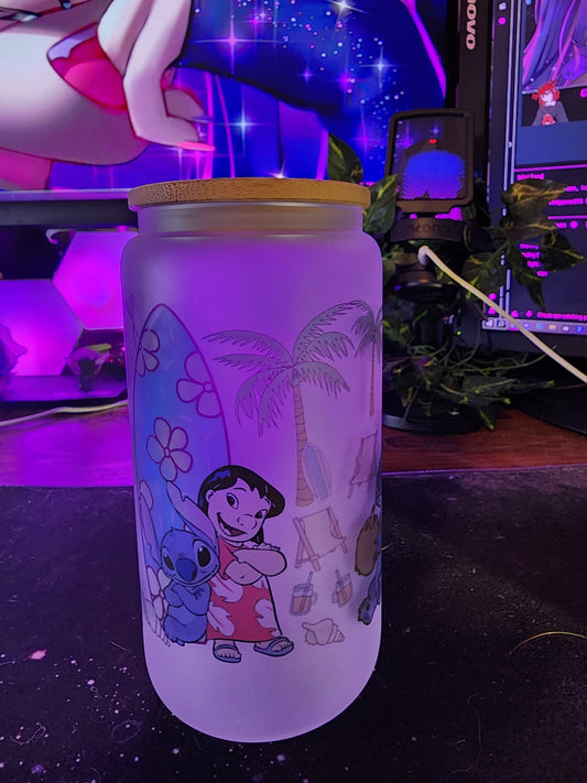 Stitch Glass Cup