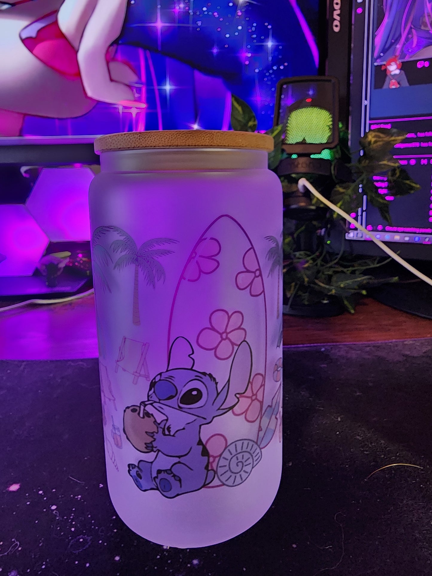 Stitch Glass Cup