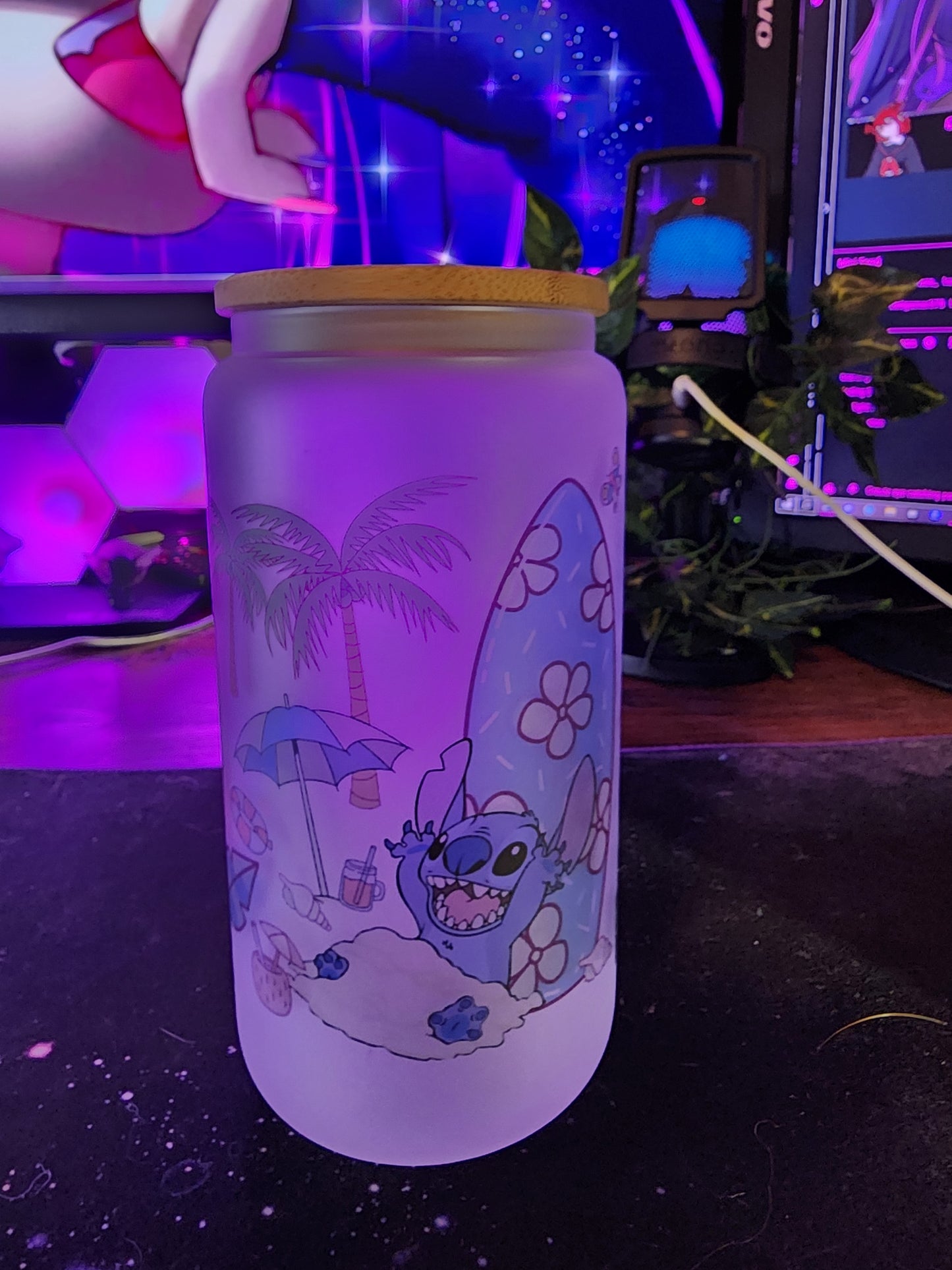 Stitch Glass Cup
